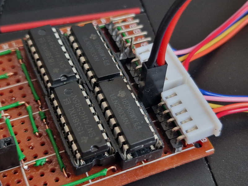 The board with additional contacts, something connected